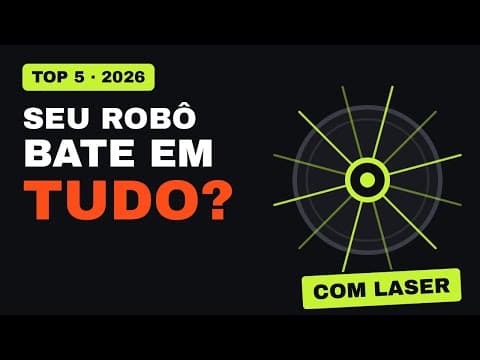 Miniatura do vídeo: Robô que bate em tudo? Top 5 robôs aspiradores com laser em 2026